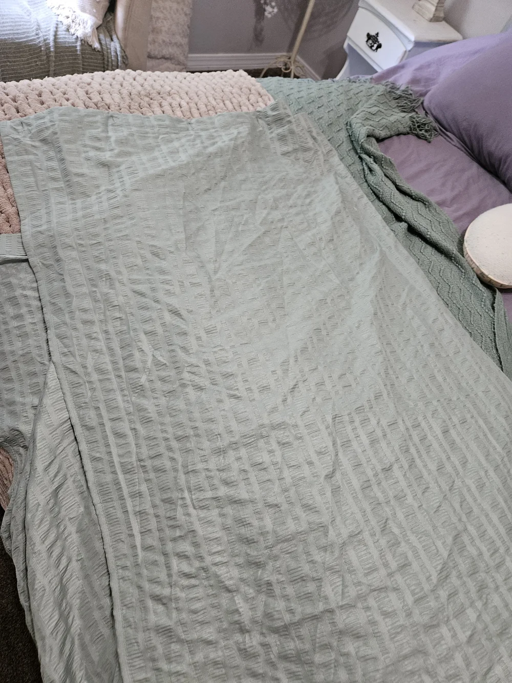 Soft Sage Shower Curtain